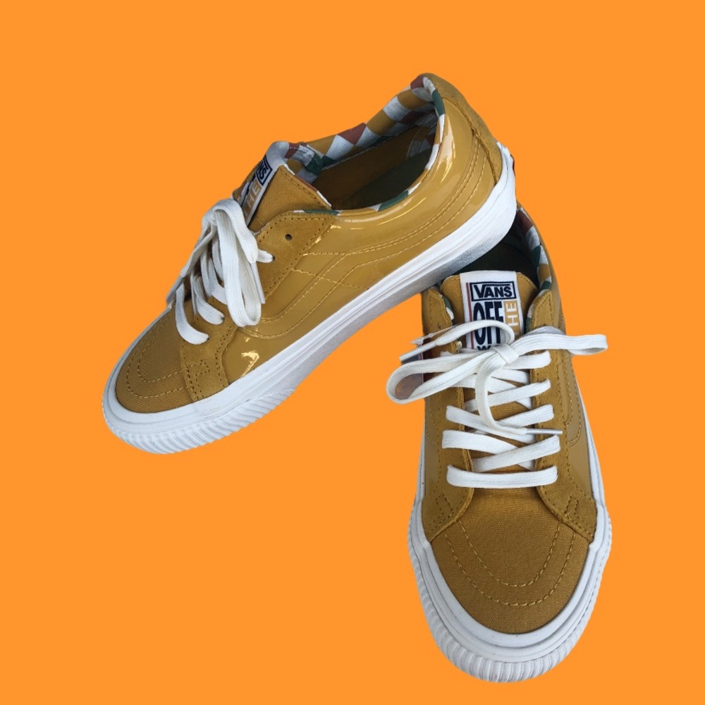 Vans Karina Rozunko Mustard low tops ultracush